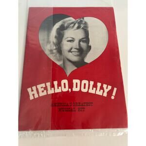 Hello Dolly America's Greatest Musical Hit Broadway Program Betty Grable JL